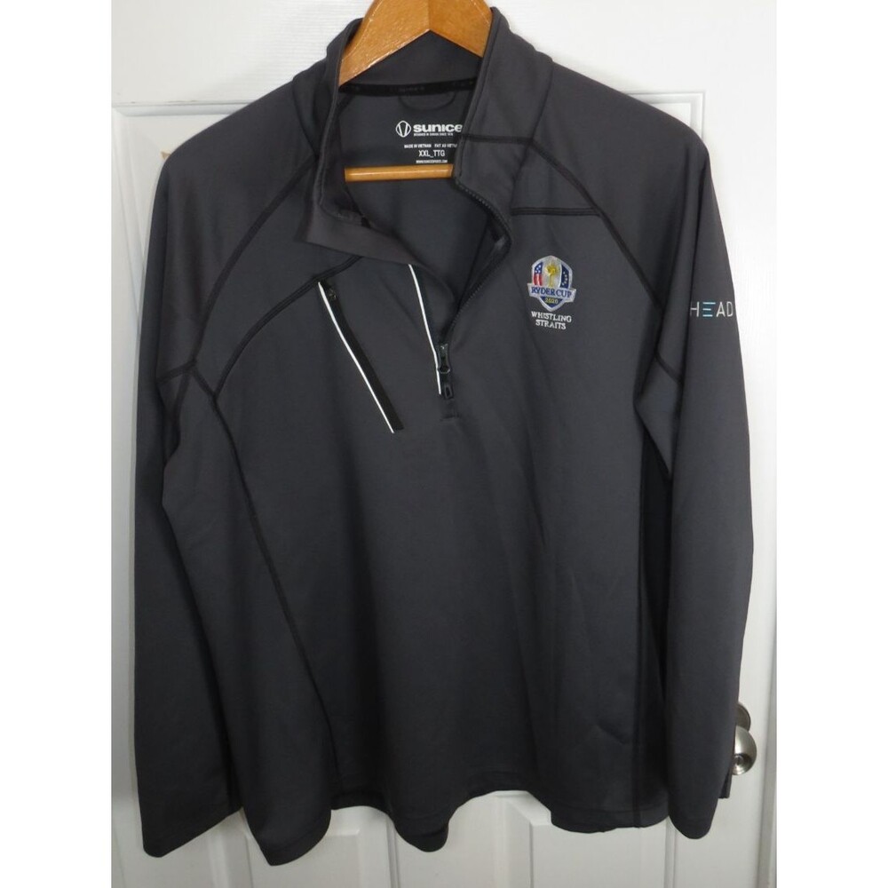 Sunice Performance 1/4 Zip Pullover 2020 Ryder Cup Men's XXL *Ahead Logo